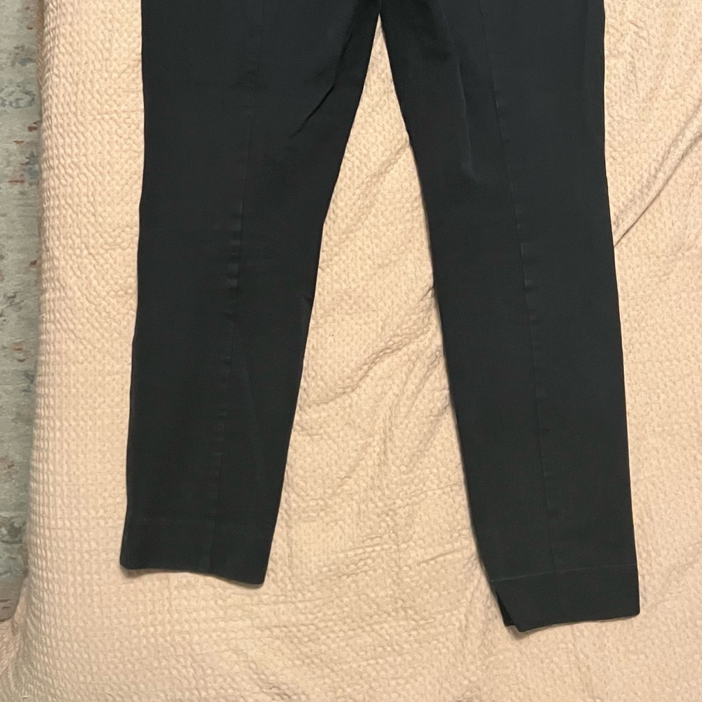 Navy everlane ankle cropped work pants